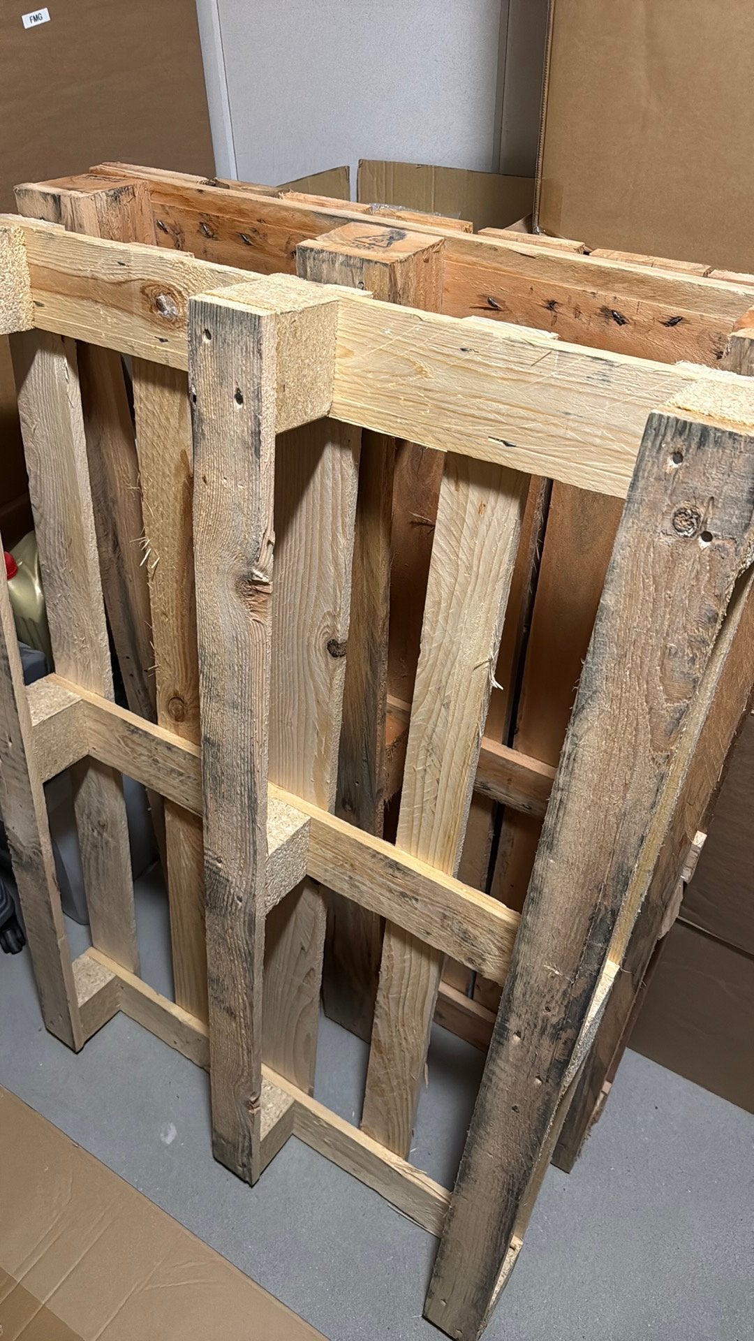 2 houten pallet gratis ophalen