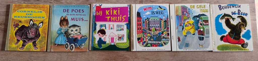 6 Gouden Boekjes, Boeken, Ophalen of Verzenden, Gelezen, 3 tot 4 jaar