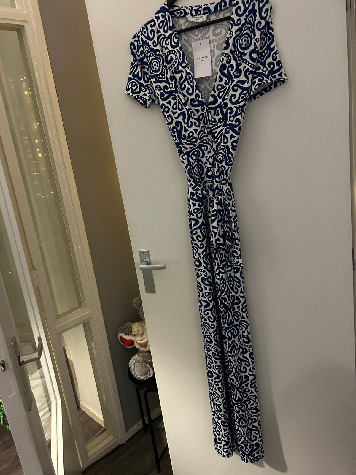 By Swan jumpsuit blauw/wit, maat L, Kleding | Dames, Ophalen of Verzenden, Nieuw, Maat 42/44 (L), Blauw