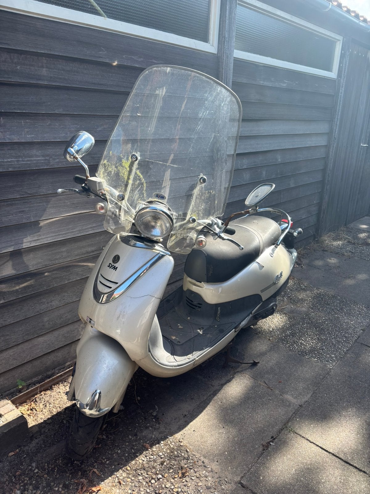 Sym Mio Cello scooter, Fietsen en Brommers, Scooters | SYM, Gebruikt, Maximaal 45 km/u, Benzine, Ophalen