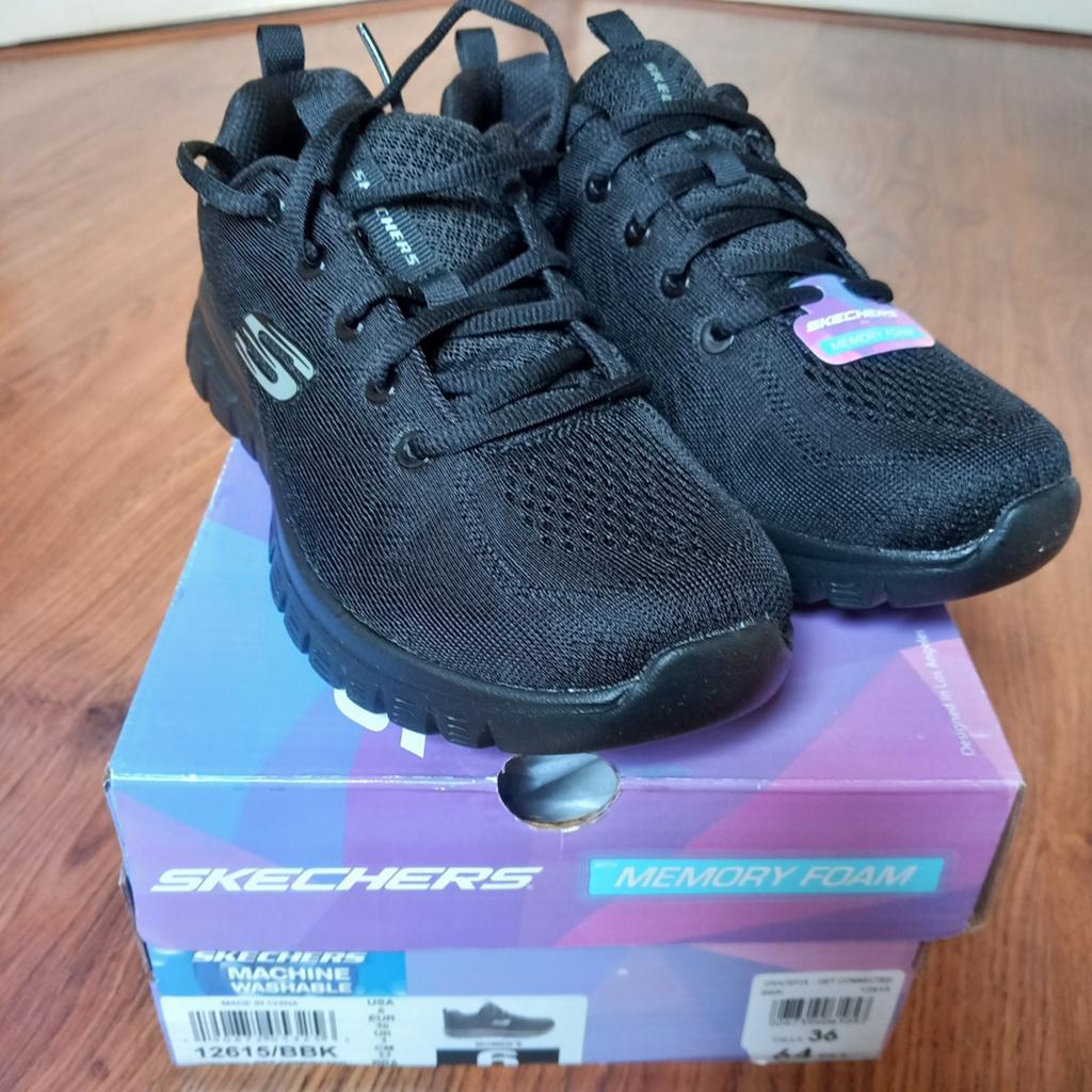 Nieuwe Skechers, Ophalen, Nieuw, Zwart, Sneakers of Gympen