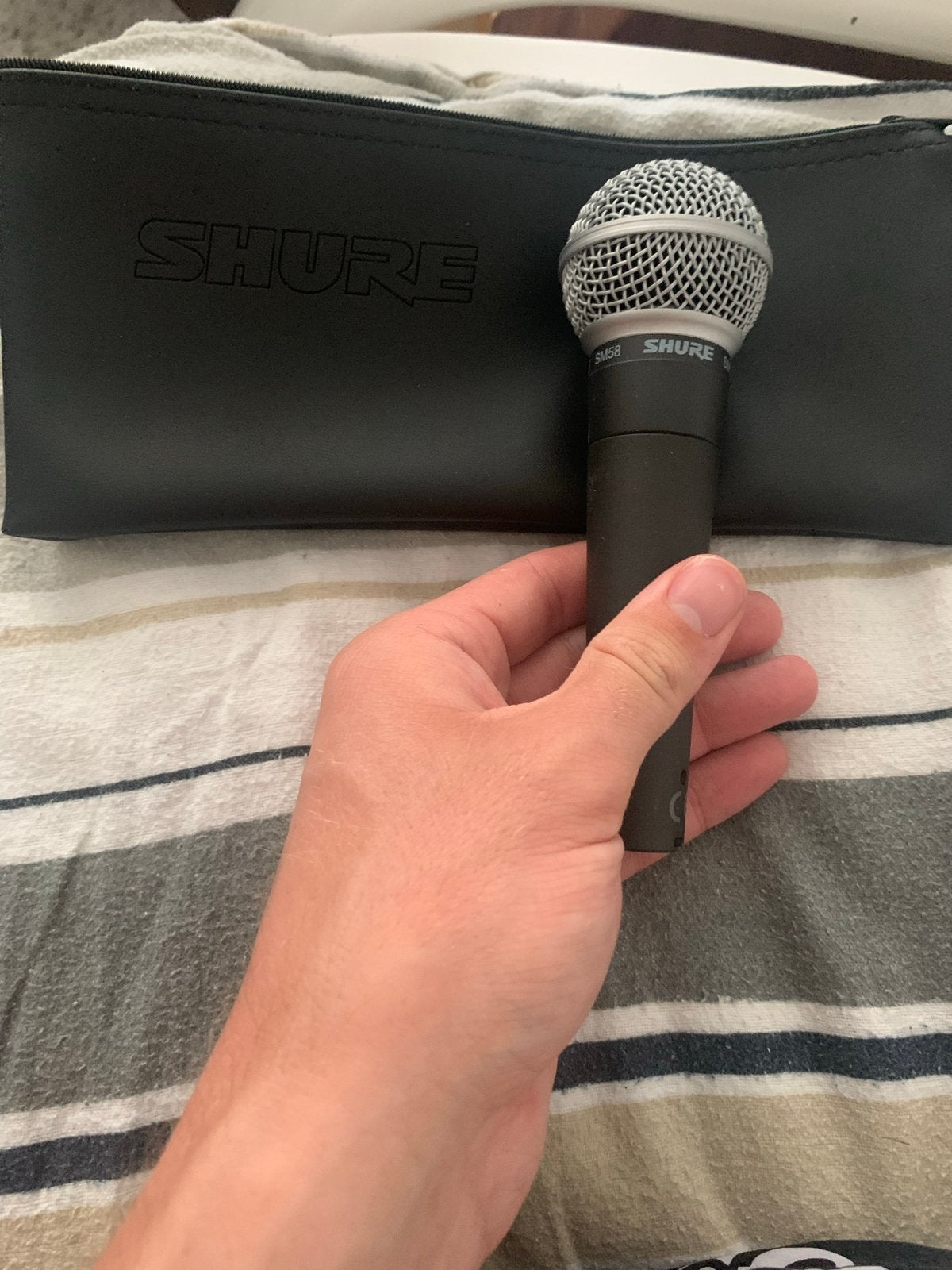 Shure SM58 LCE Dynamische Zangmicrofoon  met statief- Nieuw, Ophalen of Verzenden, Nieuw, Zangmicrofoon
