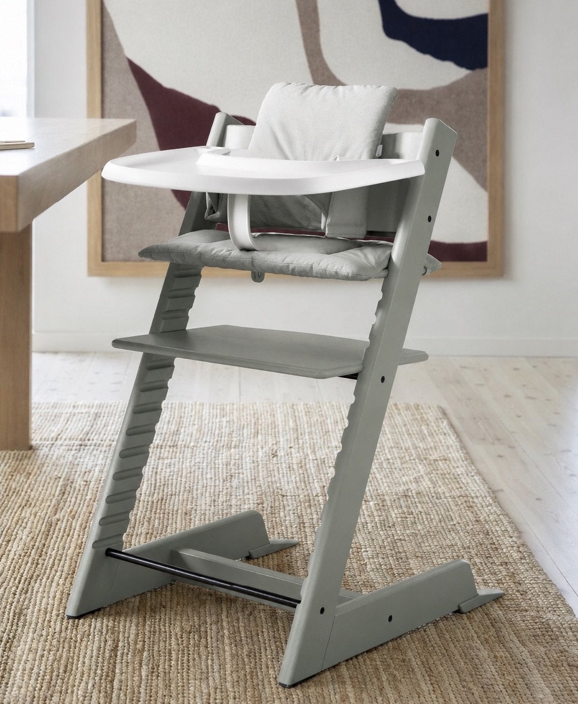 Nieuw! Stokke Tripp Trapp Play Tray dienblad tafelblad wit!, Ophalen of Verzenden, Nieuw, Meegroeistoel, Gordel(s)