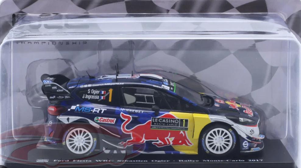 Ford Fiesta WRC Monte Carlo 2017 Ogiers Ingrassia 1/24, Hobby en Vrije tijd, Modelauto's | 1:24, Verzenden, Nieuw, Auto, Overige merken