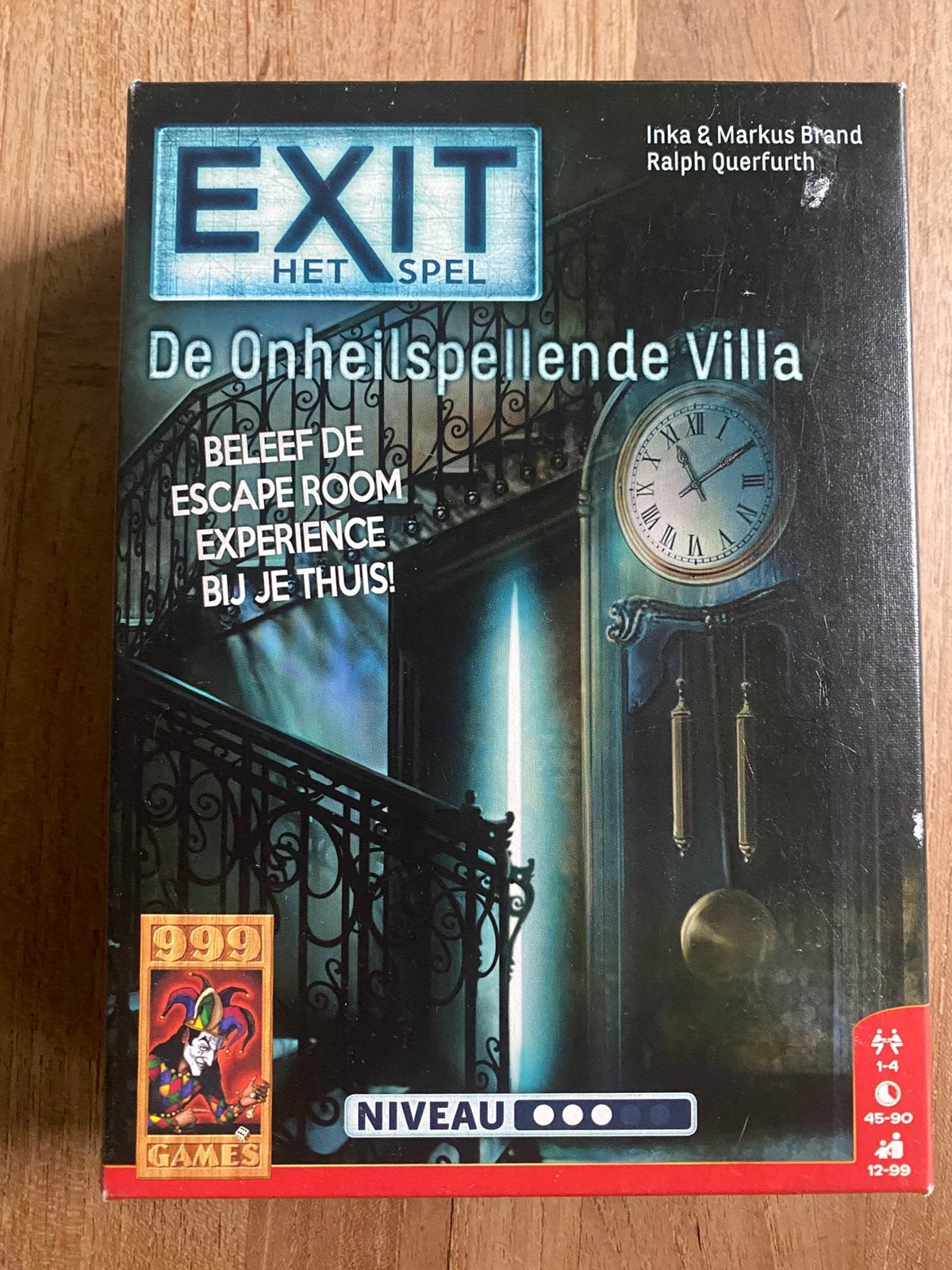 Escaperoom Exit het spel, de onheilspellende villa, ruilen, Ophalen, Minder dan 500 stukjes, Zo goed als nieuw, Overige typen