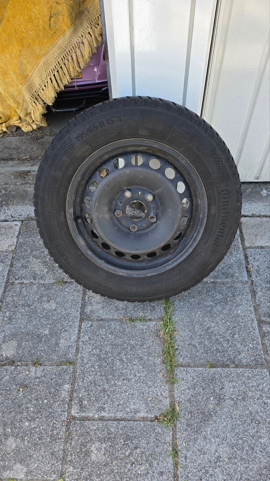 Winterbanden 195/65 R15 Continental WinterContact TS 850, Ophalen of Verzenden, Gebruikt
