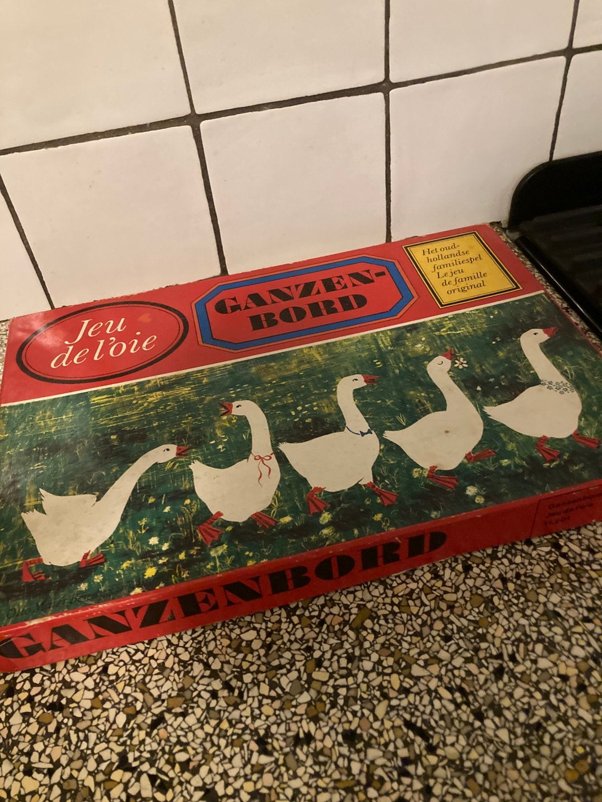 Ganzebord, Hobby en Vrije tijd, Gezelschapsspellen | Bordspellen, Ophalen of Verzenden, Zo goed als nieuw