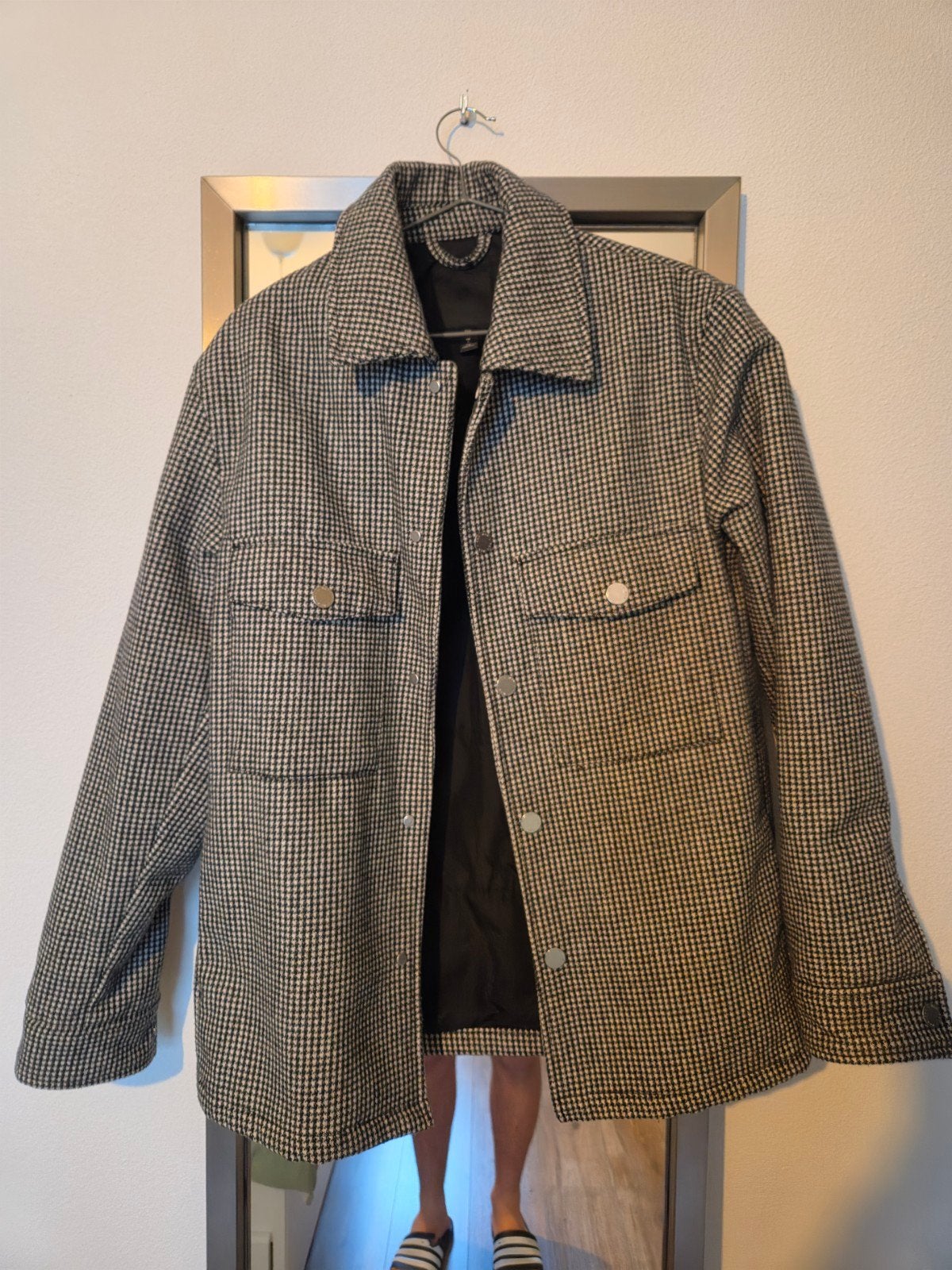 H&M geruite jas, maat S, Ophalen of Verzenden, Zo goed als nieuw