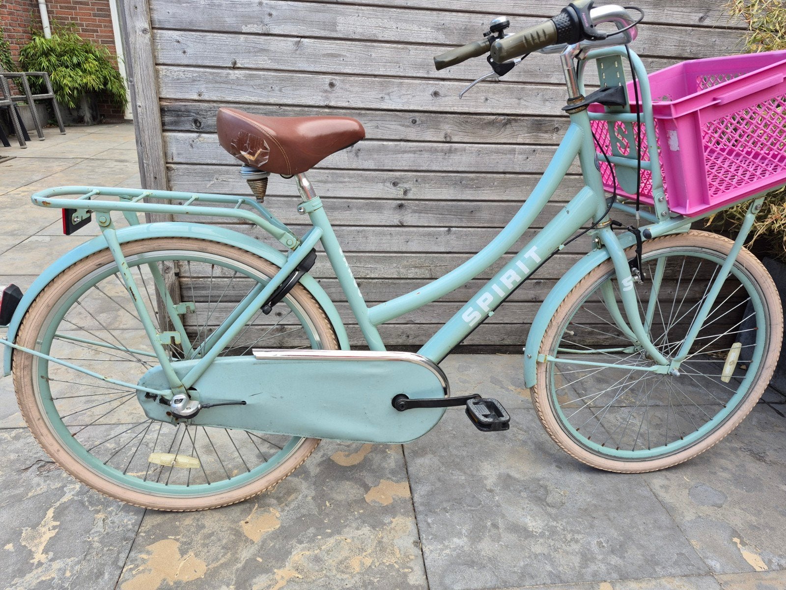 Spirit meisjes fiets 26 inch, Fietsen en Brommers, Fietsen | Dames | Damesfietsen, Overige merken, Terugtraprem, Gebruikt, Ophalen of Verzenden