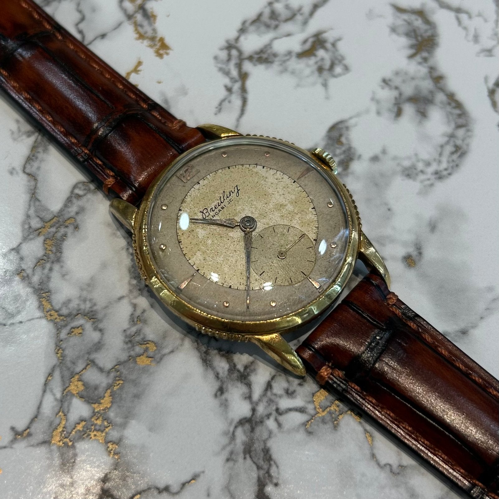 Breitling Vintage, Ophalen of Verzenden, Staal, Breitling, 1930 tot 1960