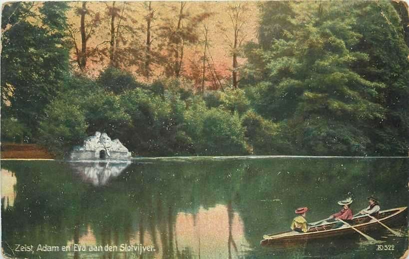 380-894-009 Zeist Adam en Eva aan den Slotvijver, Verzenden, Voor 1920, Utrecht