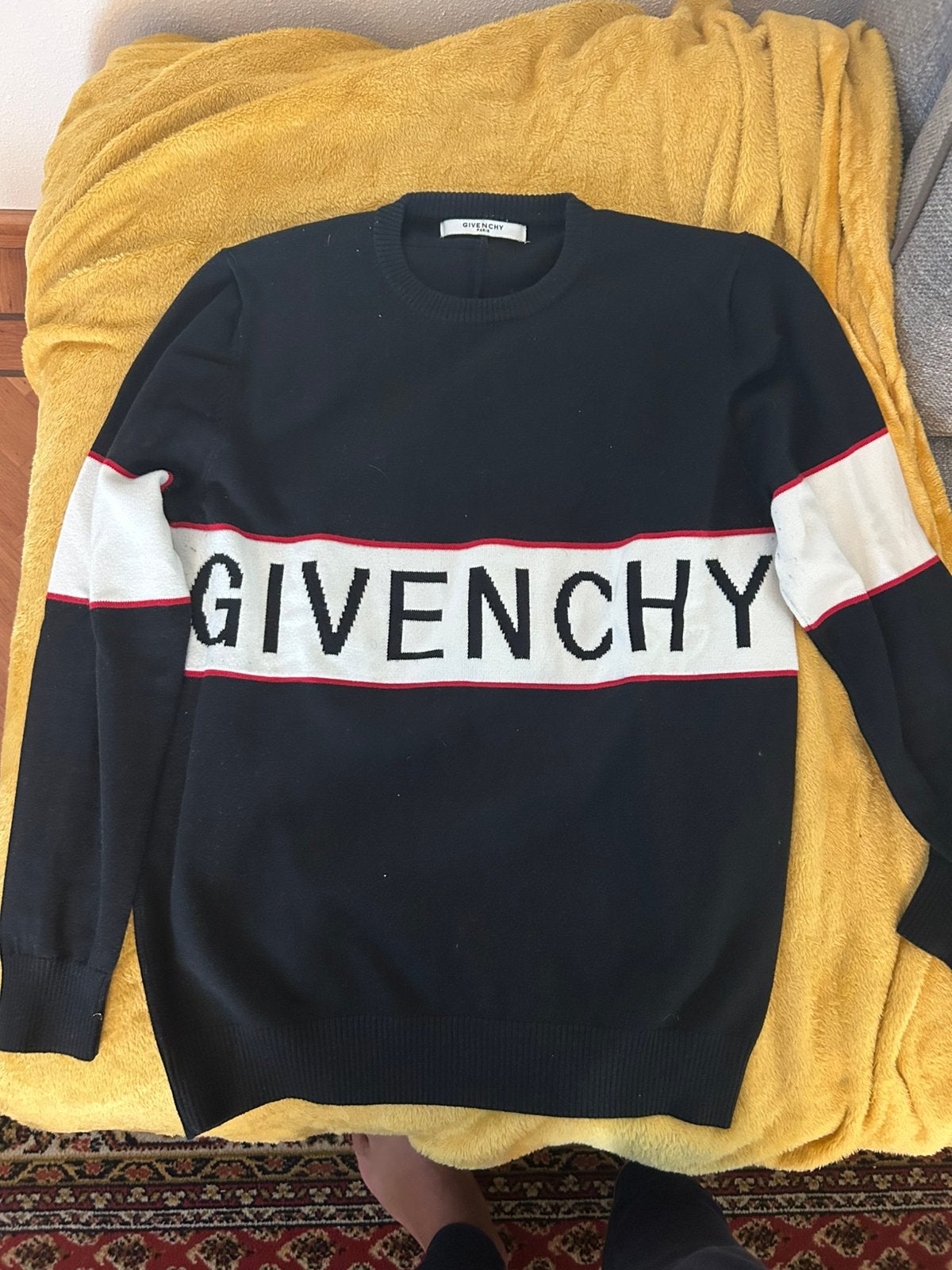 Givenchy trui xl, Kleding | Heren, Truien en Vesten, Ophalen of Verzenden, Zo goed als nieuw, Maat 56/58 (XL), Zwart