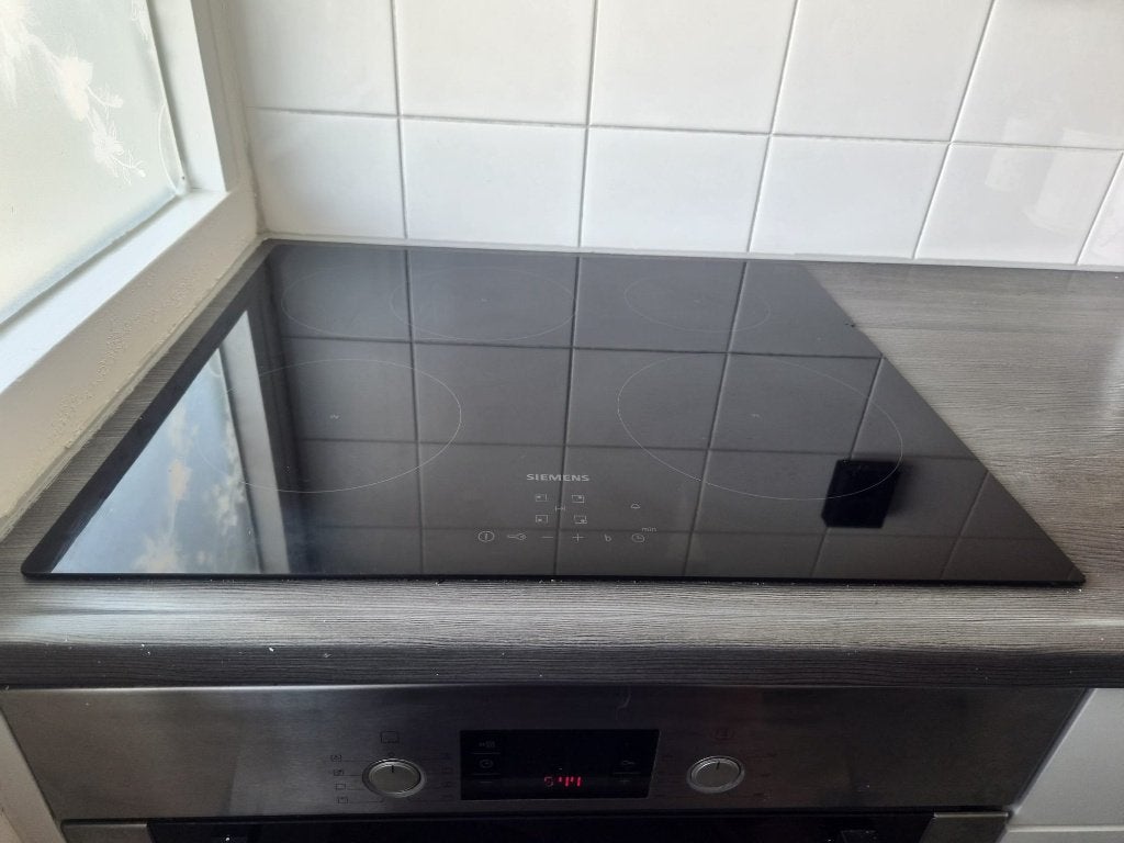 Inductiekookplat, Ophalen, Gebruikt, 4 kookzones, Inbouw