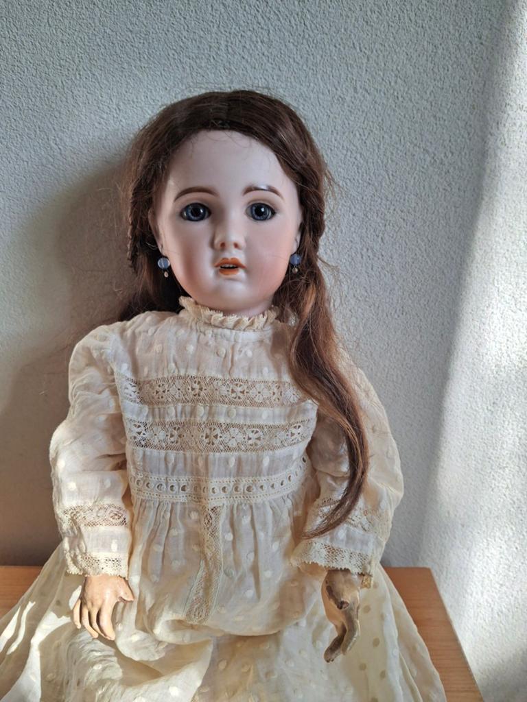 Antieke Franse pop 50 cm., Ophalen of Verzenden