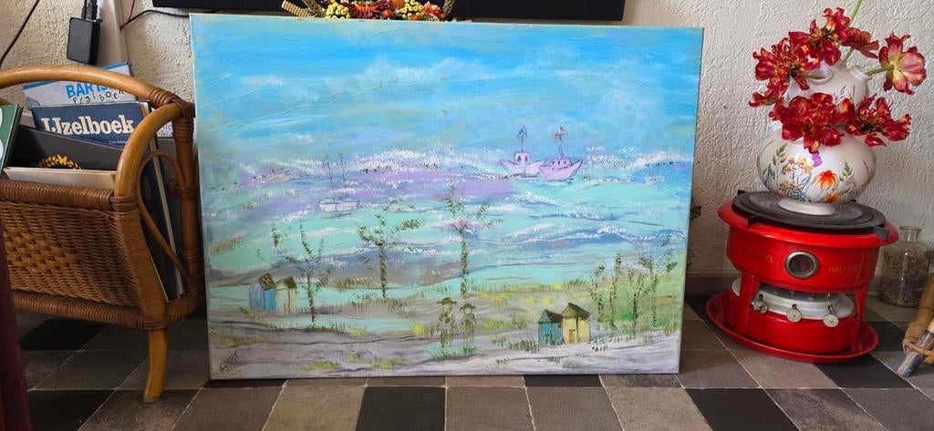 Diverse Schilderijen - Abstract en Landschap, Ophalen