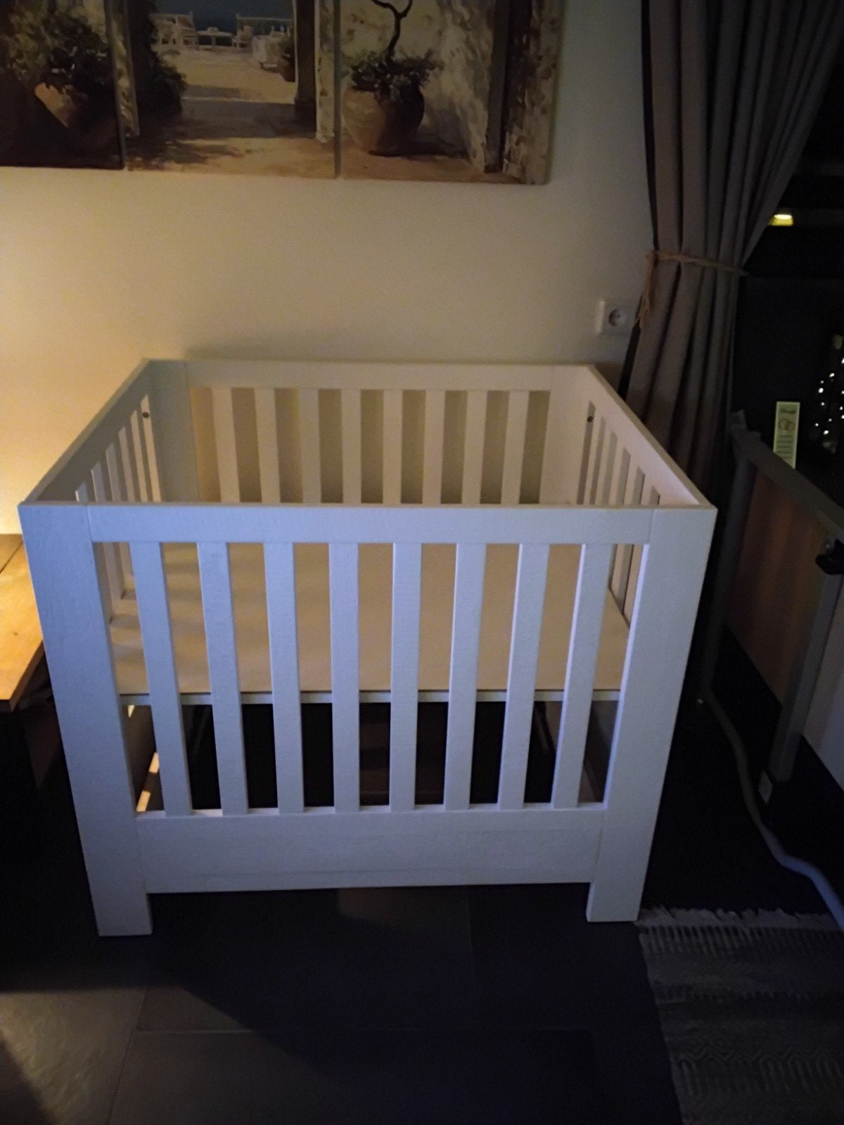 box voor baby, Ophalen, Nieuw, Rechthoekig, In hoogte verstelbaar
