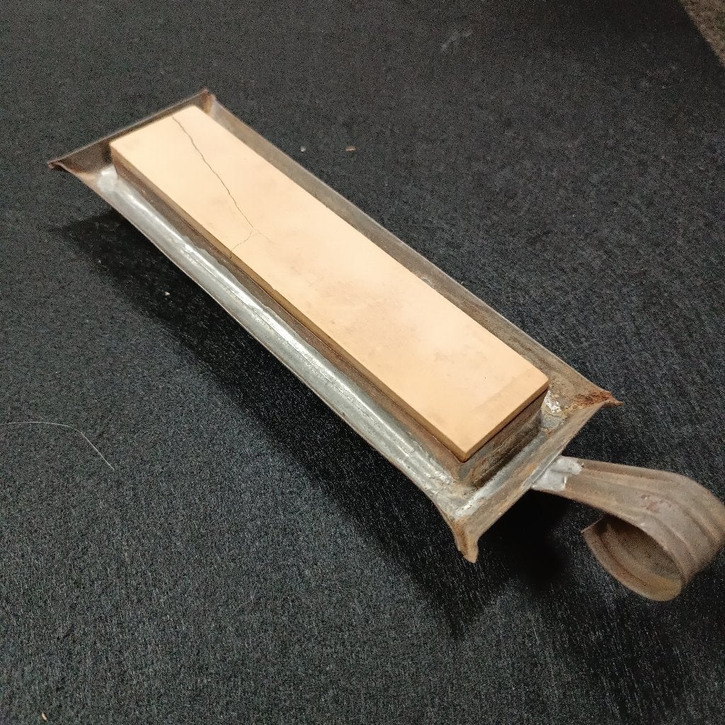 OLD BELGIUM RAZOR SHARPENING STONE COTICULE SCHEERMES, Verzenden