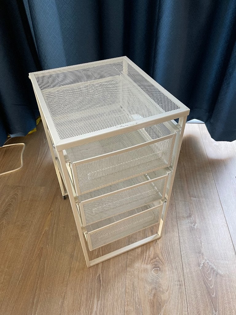 IKEA lennart ladeblok met lades drawer, Ophalen, Gebruikt, Metaal, Wit