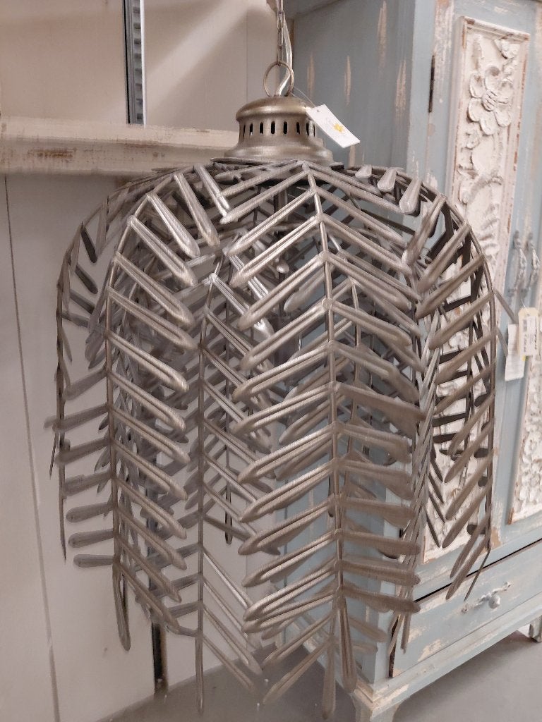 Hanglamp Zilver Clayre & Eef, Ophalen, 50 tot 75 cm, Zo goed als nieuw, Landelijk / Modern