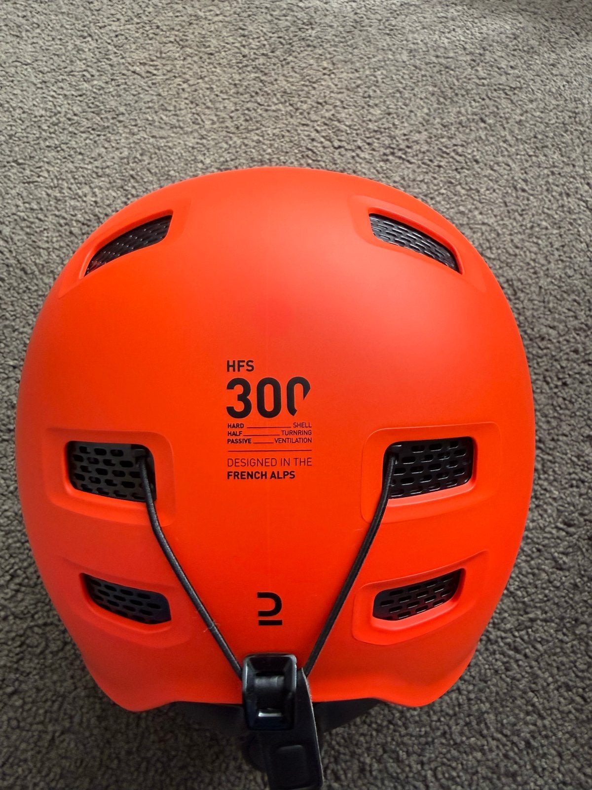 Wedze HFS 300 skihelm - Oranje - Maat S (52-54cm), Overige merken, Overige typen, Ophalen of Verzenden, Zo goed als nieuw