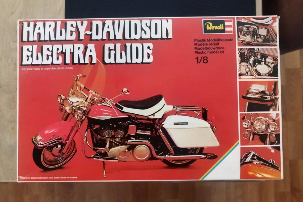 Harley Davidson Electra Glide 1/8, Hobby en Vrije tijd, Modelbouw | Auto's en Voertuigen, Revell, Nieuw, Ophalen of Verzenden