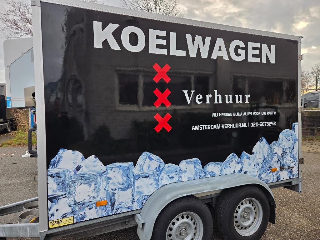 Toiletwagen Tapwagen Koelaanhanger sta& bier tafel  verhuur, Ophalen, Nieuw, Overige