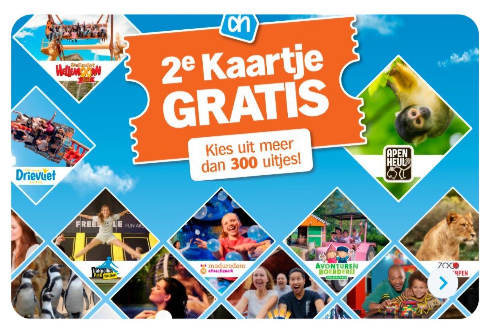 Albert Heijn Uitjes Zegels - Volle Spaarkaarten, Ophalen, Nieuw, Overige typen