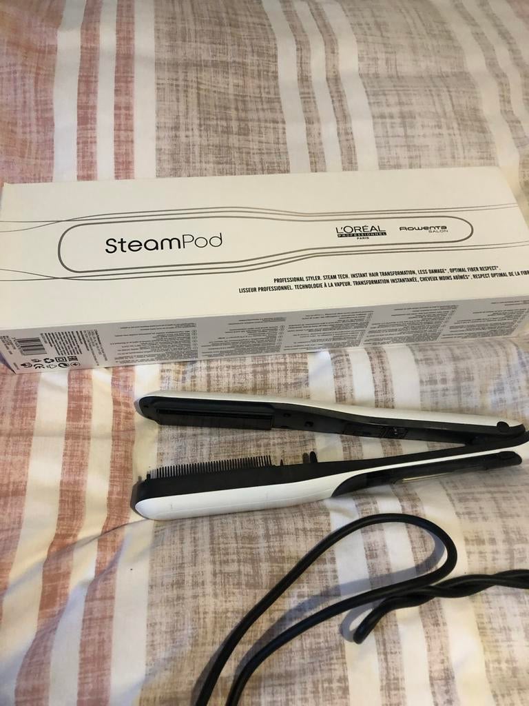 L’Oréal Steampod stijltang – goede staat, Ophalen of Verzenden, Zo goed als nieuw, Krultang of Stijltang