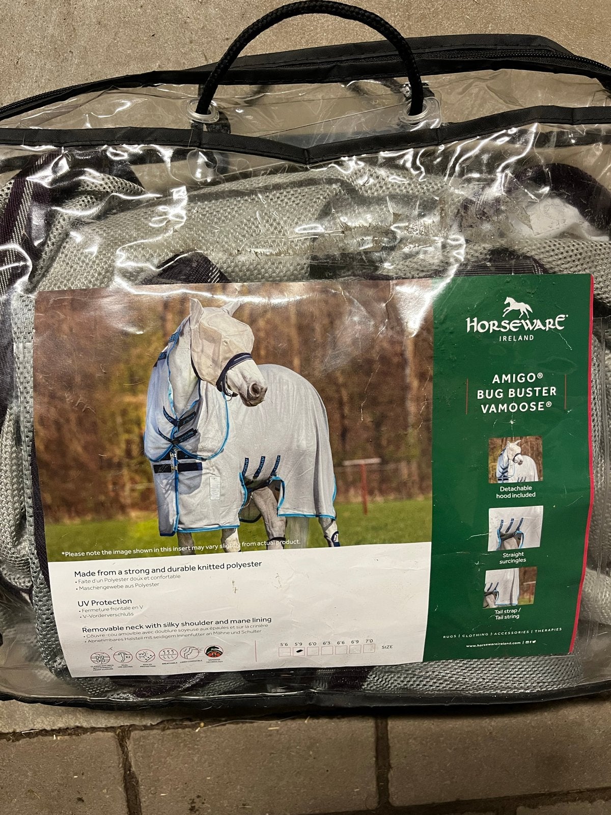 Horseware amigo bug buster vamoose vliegendeken, Ophalen of Verzenden, Gebruikt