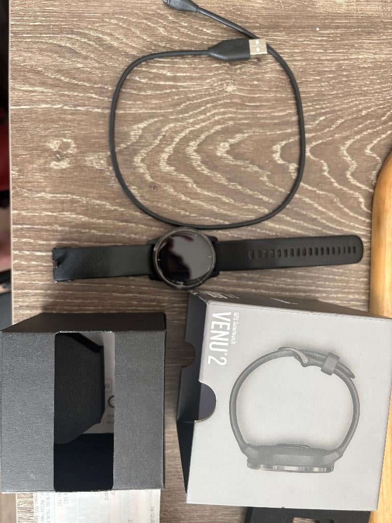 Garmin Venu 2, Gebruikt, Zwart, Garmin, Ophalen of Verzenden