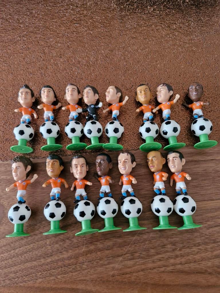 EK 2008 Oranje voetbal poppetjes - 15 stuks, Verzamelen, Sportartikelen en Voetbal, Ophalen of Verzenden, Zo goed als nieuw, Buitenlandse clubs