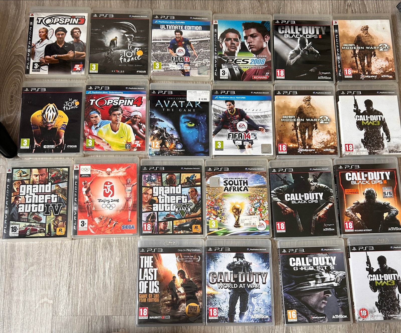 Diverse PS3 games - Call of Duty, GTA, FIFA, The Last of Us, Ophalen, Online, Gebruikt, Vanaf 18 jaar