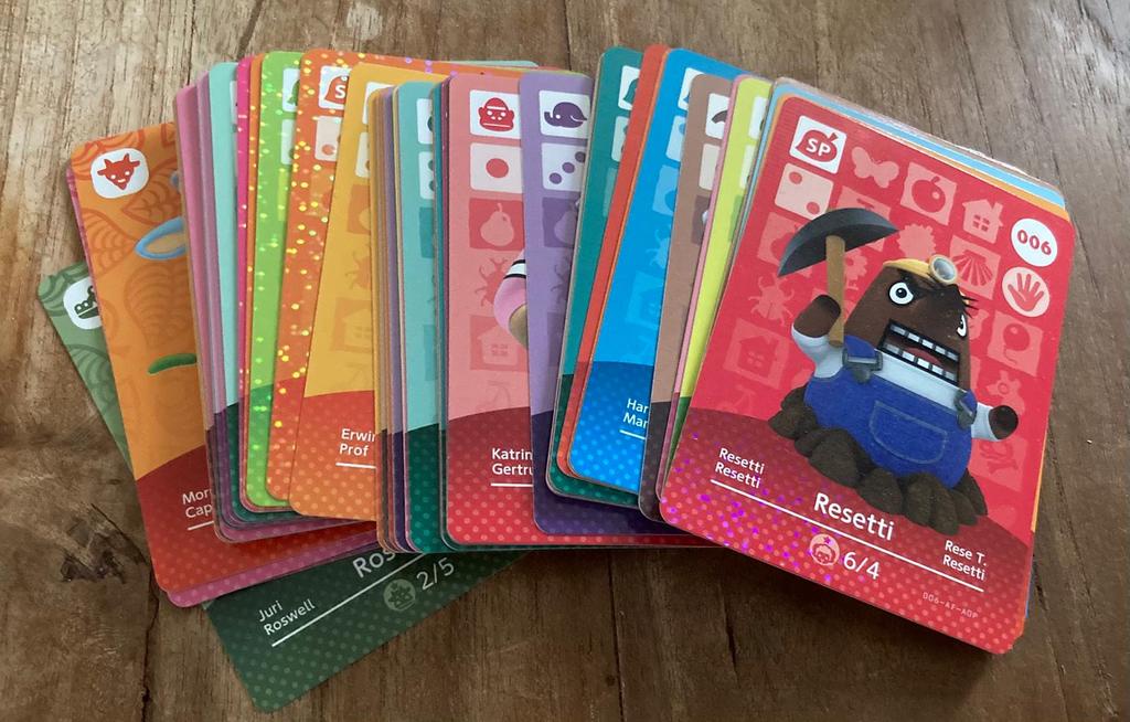 Animal Crossing Amiibo Kaarten, 1 speler, Ophalen of Verzenden, Zo goed als nieuw, Vanaf 3 jaar