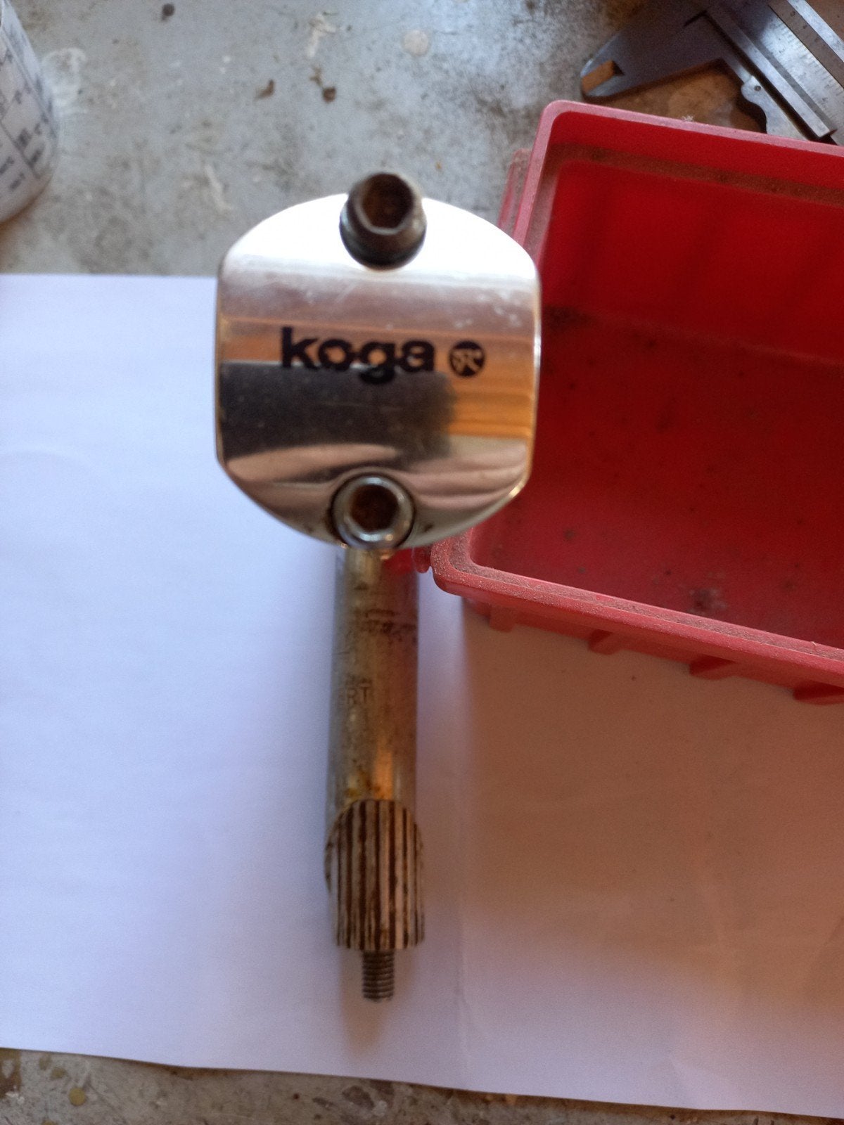 Koga stuurpen - Aluminium - Zo goed als nieuw, Gebruikt, Stuur, Ophalen of Verzenden, Aluminium