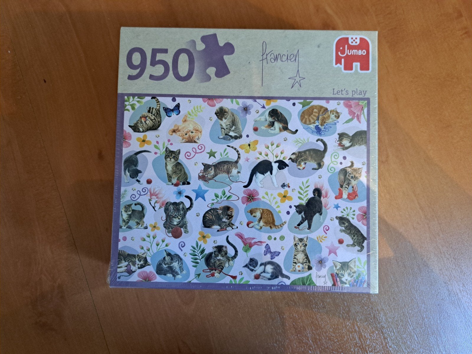 JUMBO puzzel katten Francien 950 stukjes - nieuw, Ophalen, 500 t/m 1500 stukjes, Nieuw