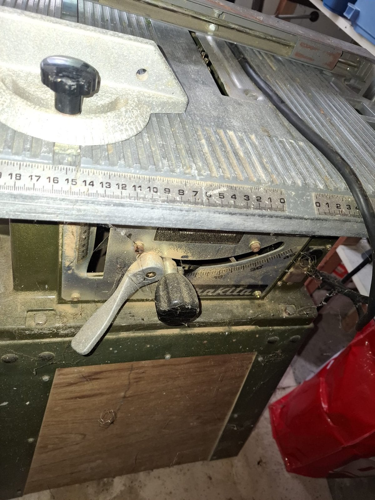 Oud robuust model zaagtafel Makita, Ophalen, Gebruikt, Overige typen