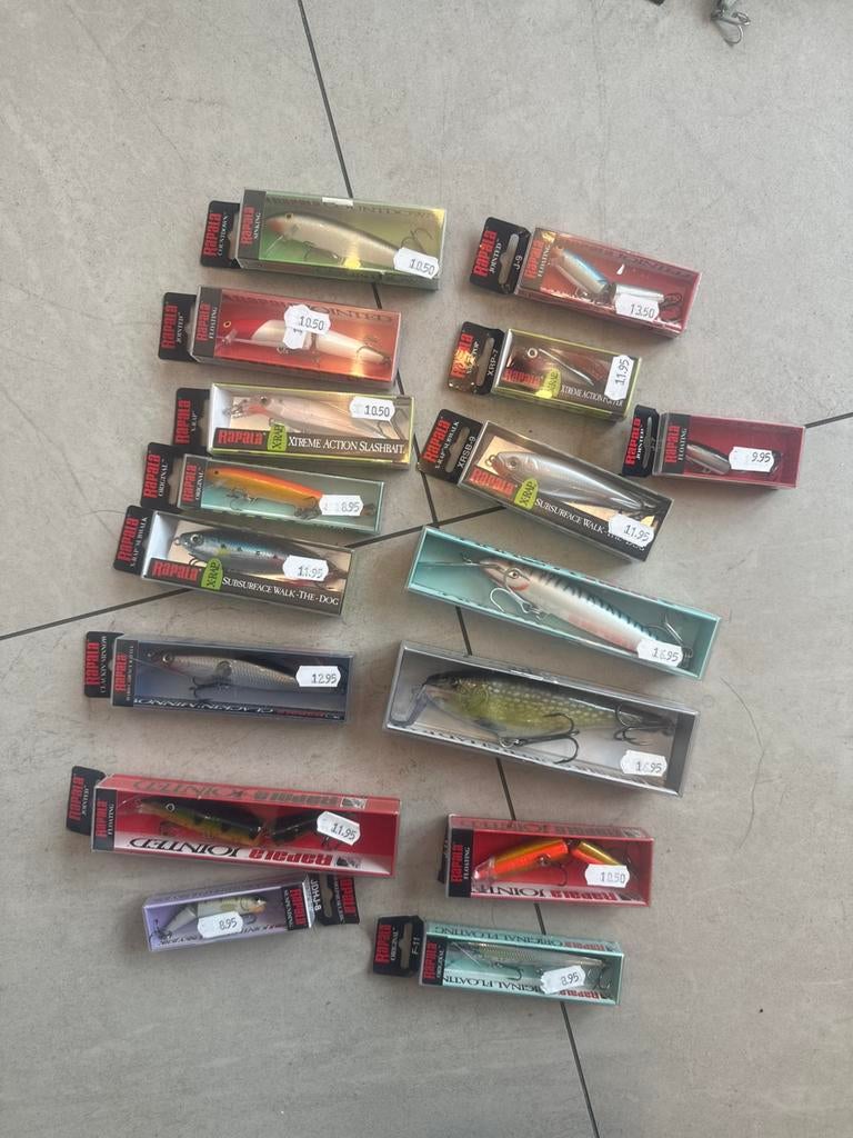 16 stuks rapala kunstaas, Ophalen of Verzenden, Zo goed als nieuw, Overige typen