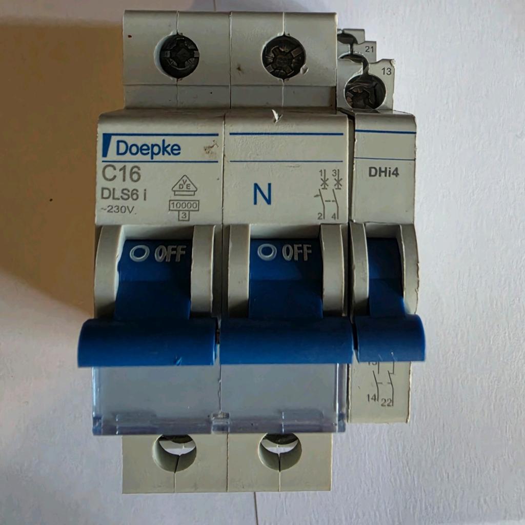 Doepke Schaltgeräte (Hateha) Renners - DLS 6I C16-1+N 10KA /, Ophalen of Verzenden, Kolomboormachine
