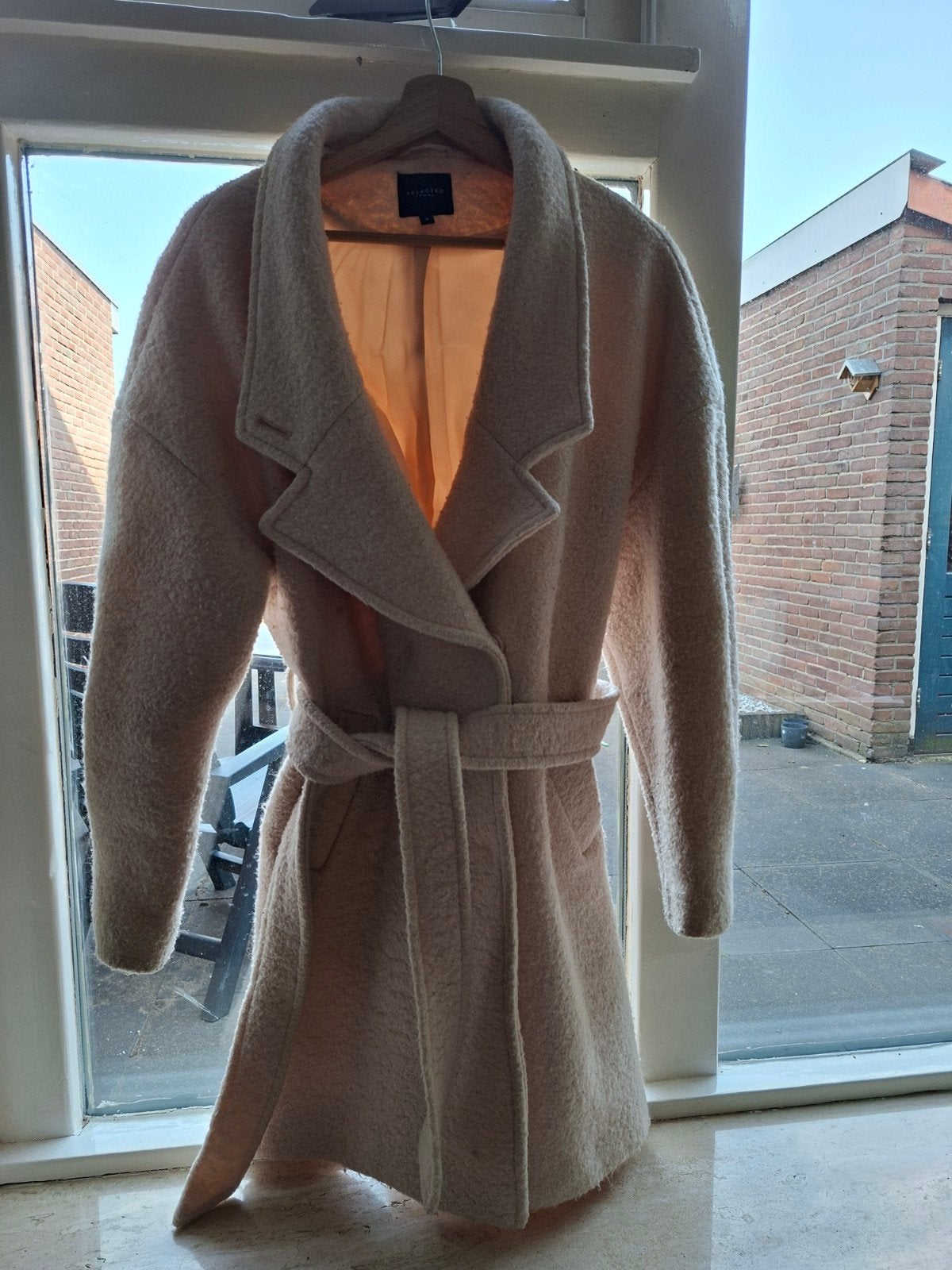 Selected femme jas, Maat 38/40 (M), Beige, Selected Femme, Ophalen of Verzenden