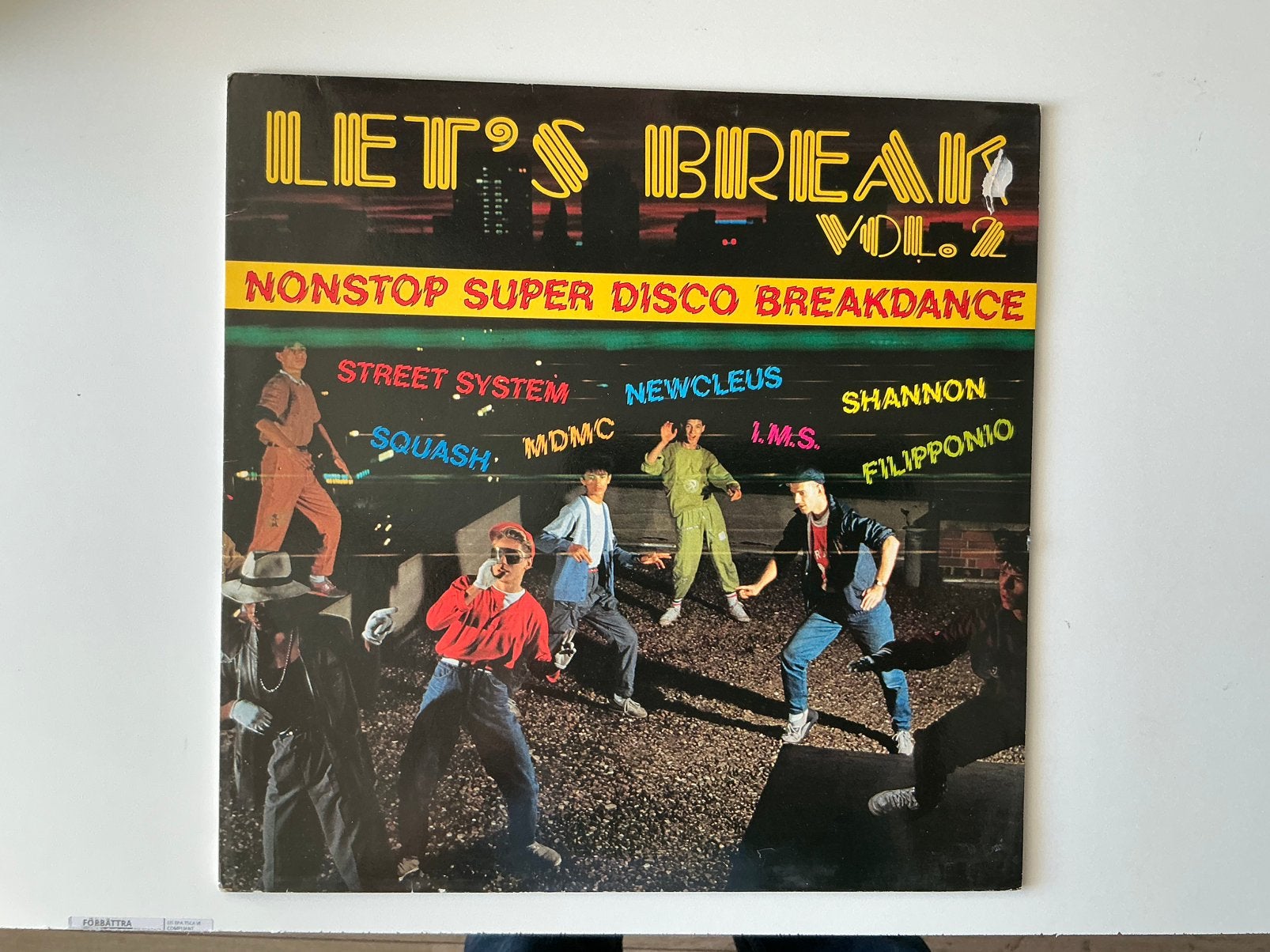 Let's Break Vol.2 Nonstop Super Disco Breakdance Lp electro, Cd's en Dvd's, Vinyl | Dance en House, Gebruikt, Trip Hop of Breakbeat