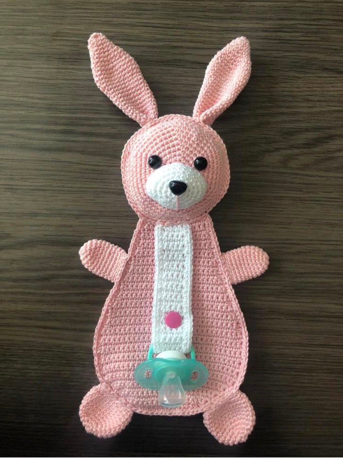 Speenknuffel konijn, Ophalen of Verzenden, Middelgroot (20 tot 80 cm), Roze, Wasbaar