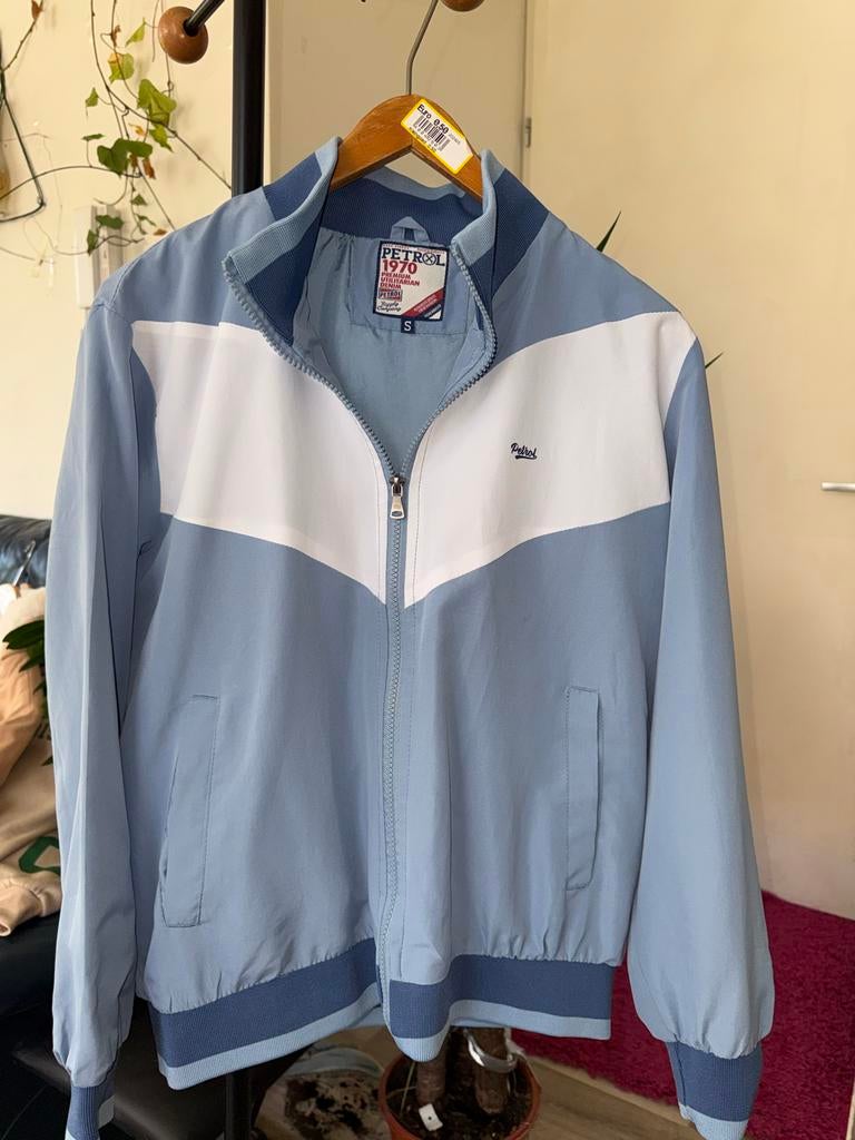 Petrol 1970 Unisex Jas Maat S - Blauw/Wit, Ophalen of Verzenden, Zo goed als nieuw, Maat 36 (S), Blauw