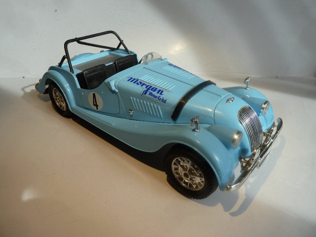 TONKA    >>>>POLISTIL<<<< MORGAN PLUS 8 TG2 ( Italië) 1:16, Ophalen of Verzenden, Zo goed als nieuw, Auto, Overige merken