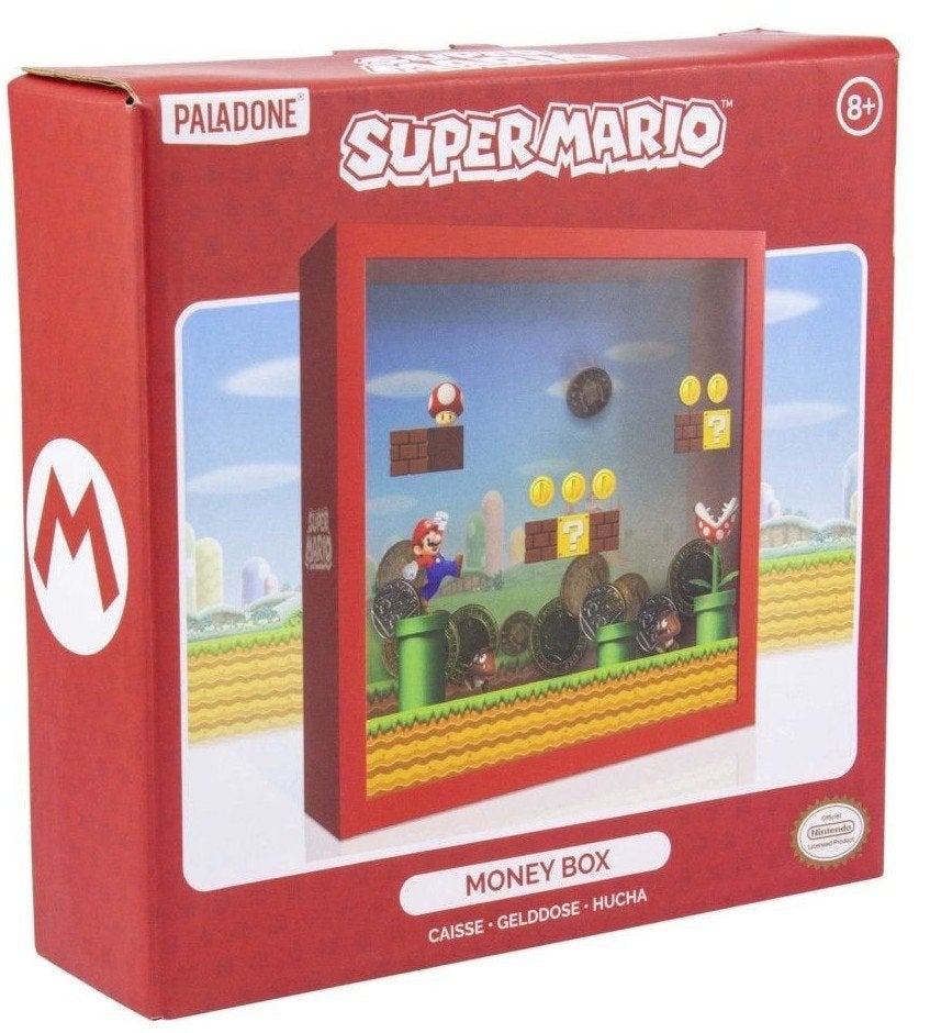Super Mario spaarpot Level, Verzamelen, Spaarpotten, Nieuw, Strip- of Tekenfilmfiguur, Ophalen of Verzenden