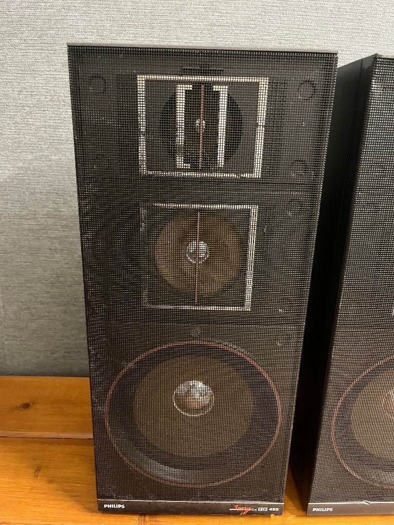 Vintage set Philips FB455 luidsprekers , boxen . 3weg ., Audio, Tv en Foto, Stereo speakers, Philips, Gebruikt, Ophalen of Verzenden