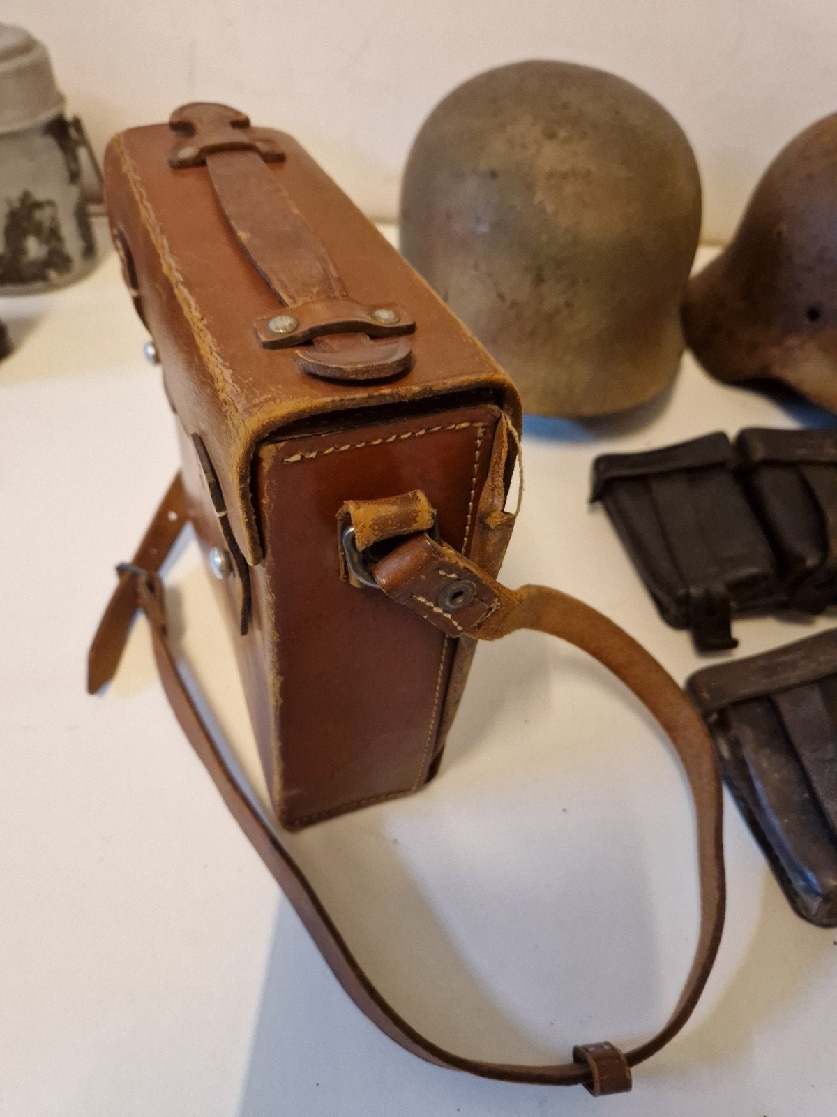 ww2 duitse DRK medic lederen tas rood kruis, Ophalen of Verzenden, Duitsland
