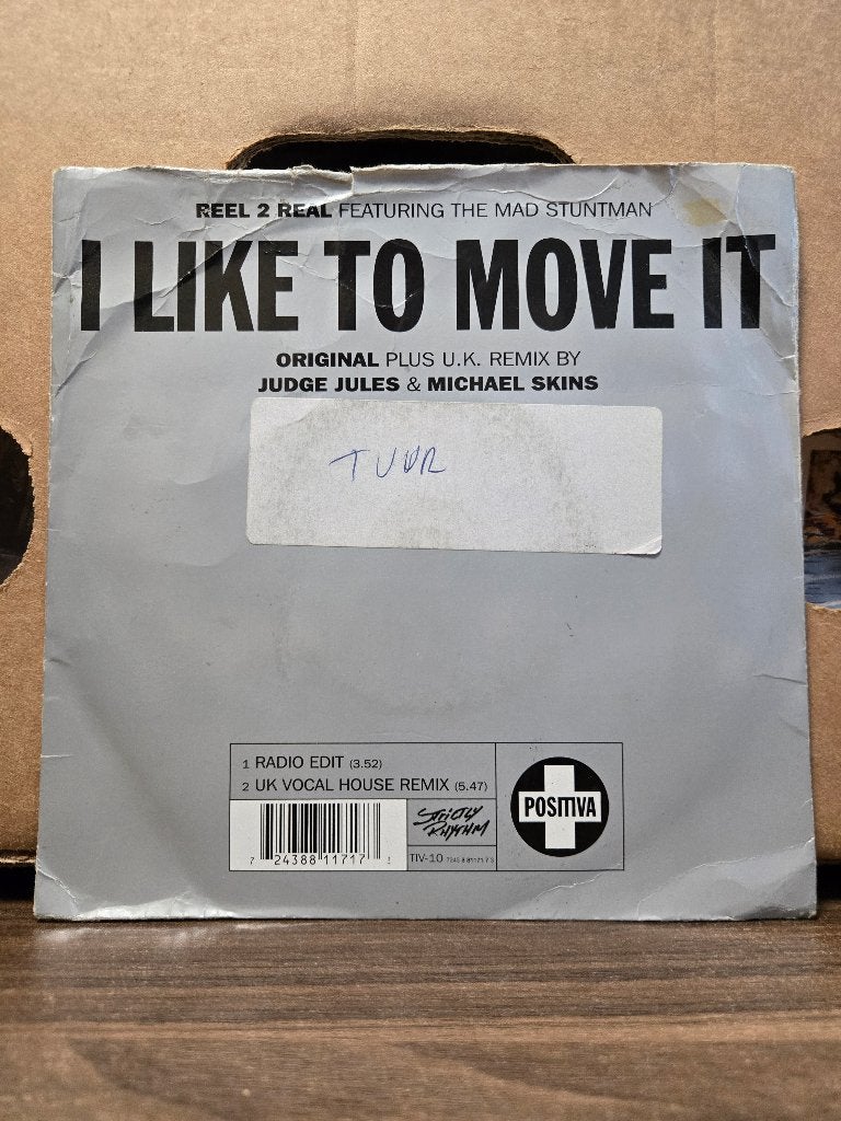 Reel 2 Real - I like to move it, Gebruikt, 7 inch, Ophalen of Verzenden, Beschermende buitenhoes