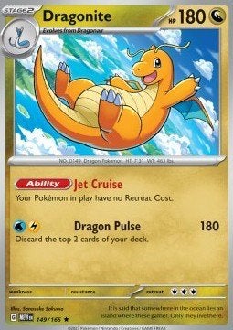 Reverse Holo - Dragonite (MEW 149), Ophalen of Verzenden, Nieuw
