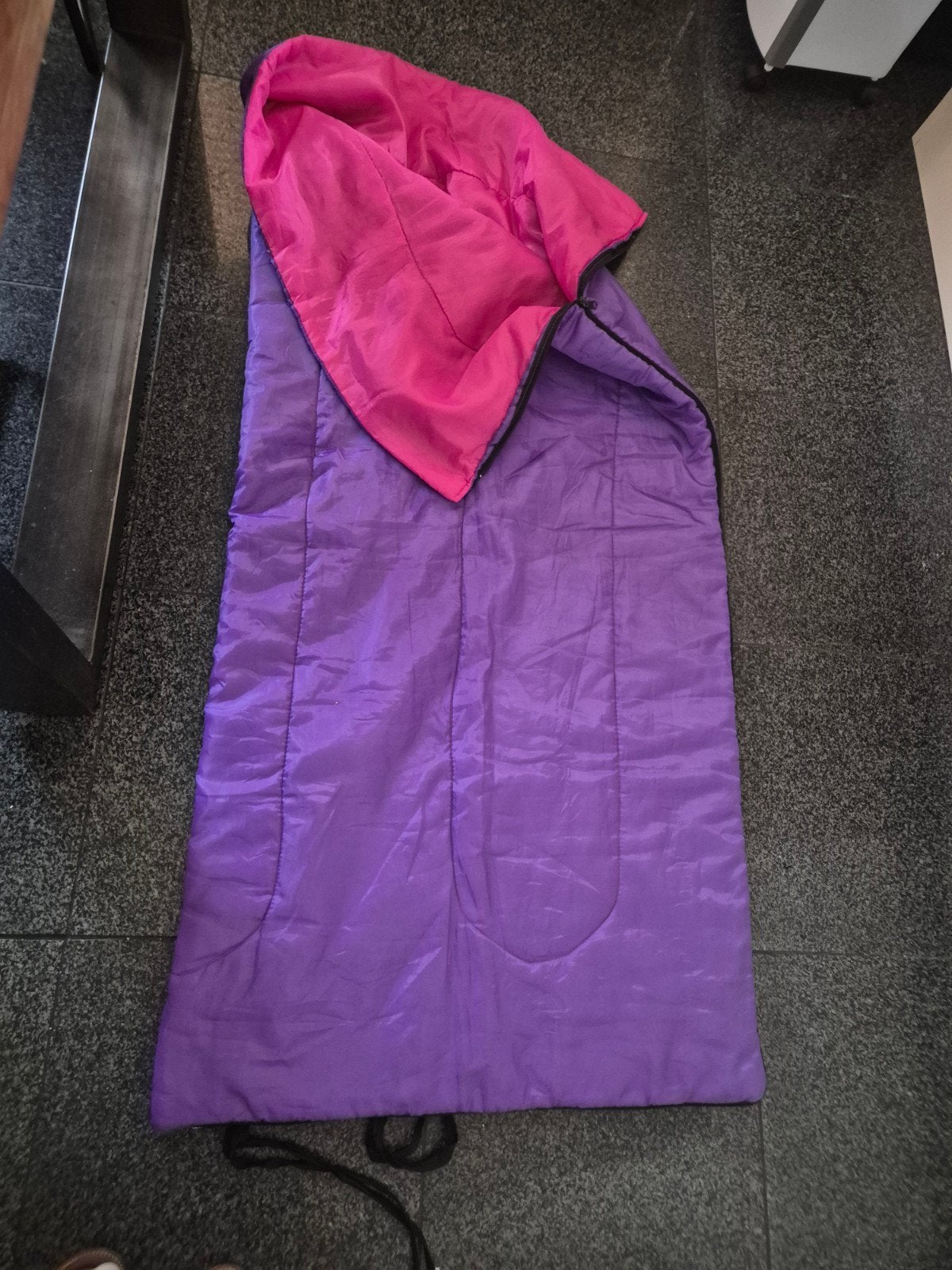 Slaapzak paars/roze 150x70 cm, Caravans en Kamperen, Slaapzakken, Ophalen of Verzenden, Gebruikt