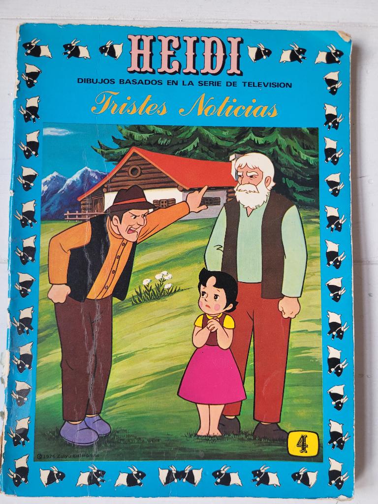 Vintage Heidi stripboek Spaanstalig, Boeken, Eén stripboek, Ophalen of Verzenden, Gelezen